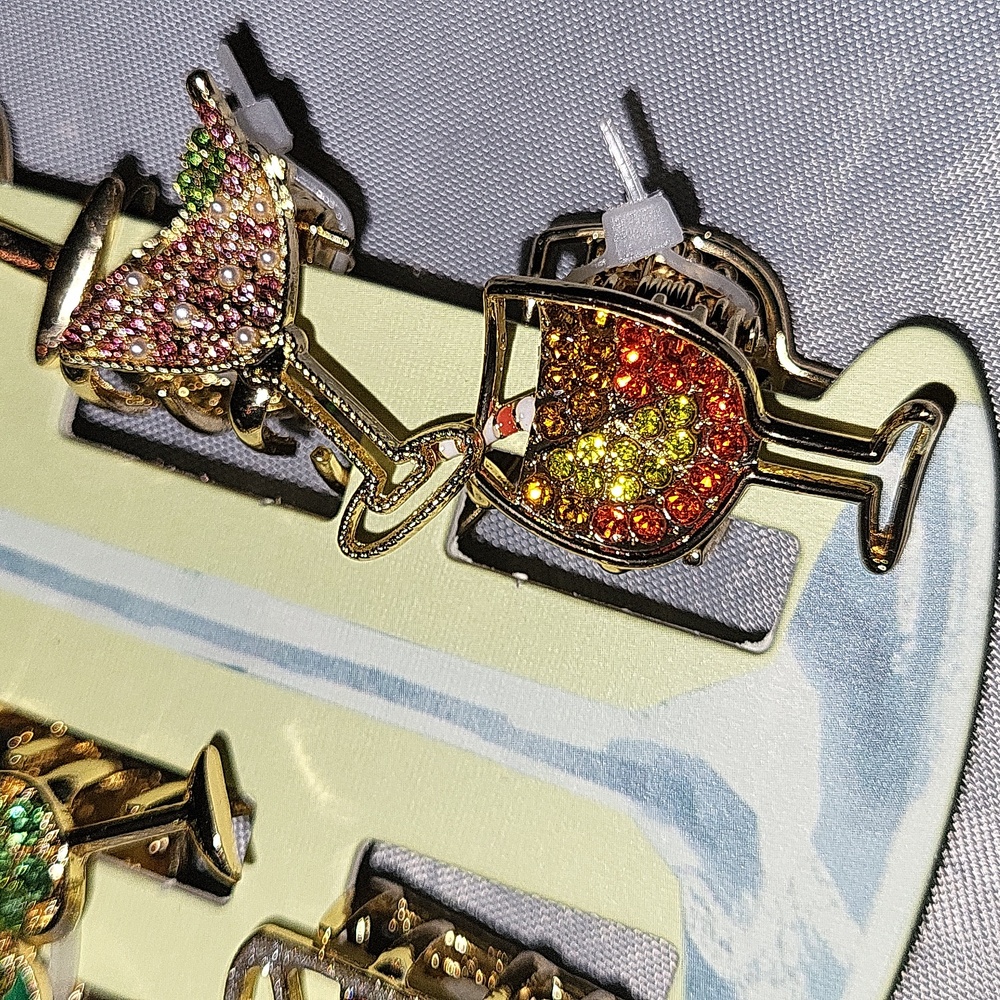 Piper K Cocktail Hair Clips Set - Picture 2 of 4